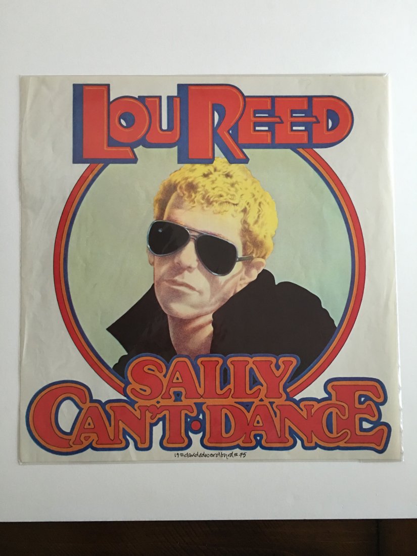 LOU REED - SALLY CAN'T DANCE - SIGNED! (1 of 1)