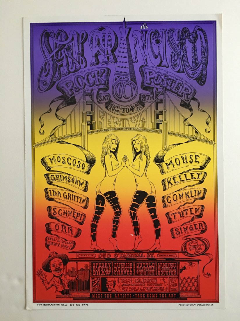 SAN FRANCISCO ROCK POSTER SHOW POSTER (1 of 1)