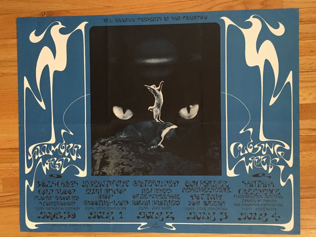 FILLMORE WEST CLOSING WEEK POSTER (1 of 1)