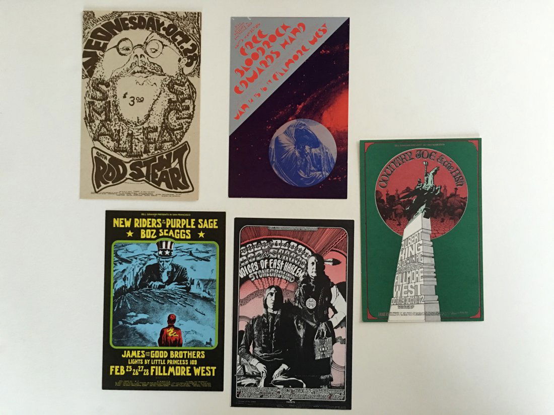 COLLECTION OF VINTAGE FILLMORE POSTCARDS & HANDBILLS (1 of 1)