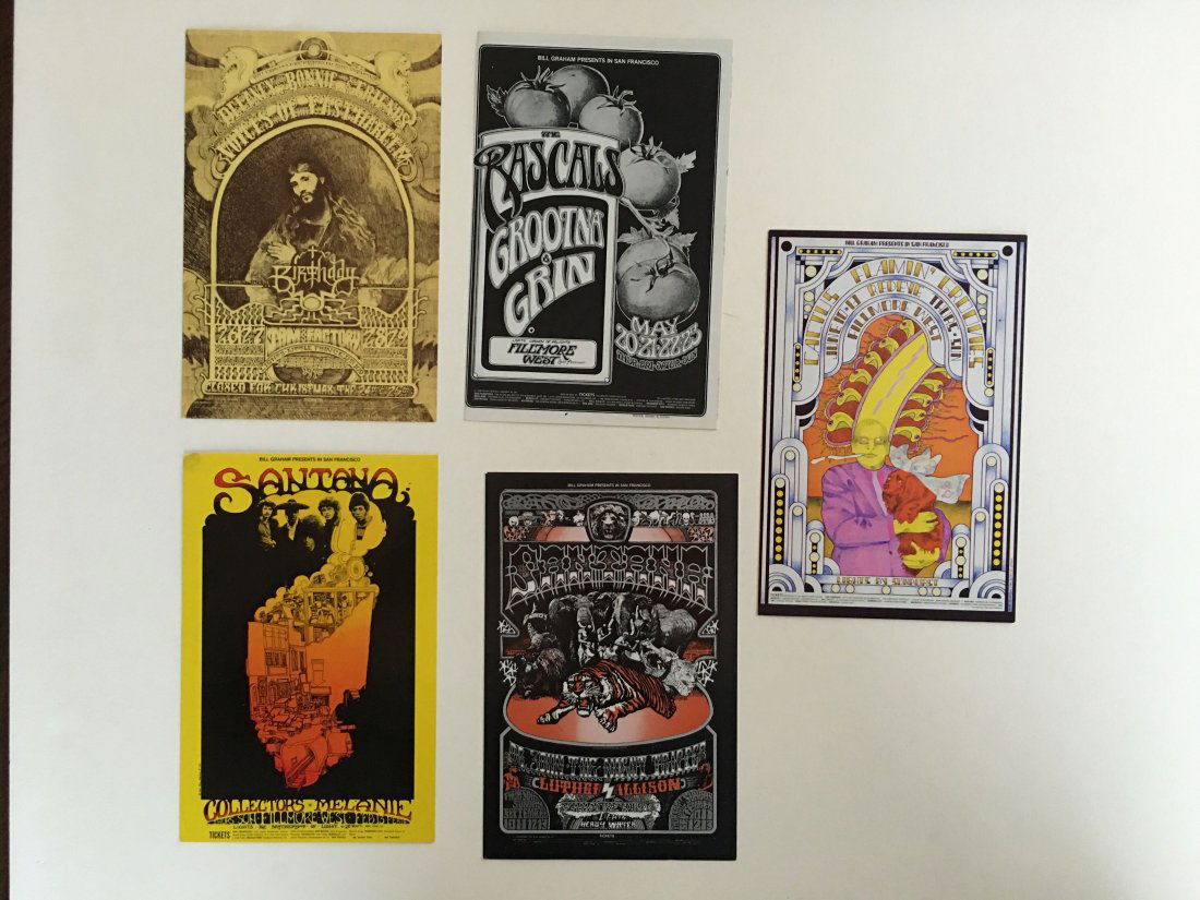 COLLECTION OF VINTAGE FILLMORE POSTCARDS & HANDBILLS (1 of 1)
