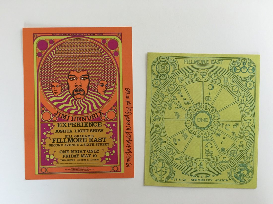 2 SIGNED FILLMORE EAST RARE PIECES (1 of 2)