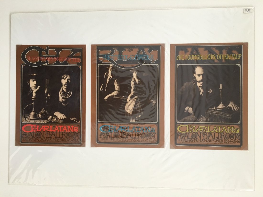 CHARLATANS - TRIPTIC  POSTCARD SET - all three 1STS !!! (1 of 1)