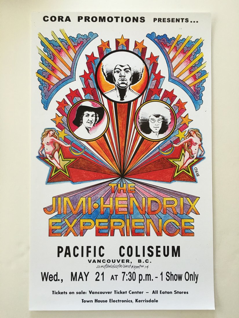 JIMI HENDRIX BY DAVID BYRD - AUTHORIZED 2ND ! (1 of 1)