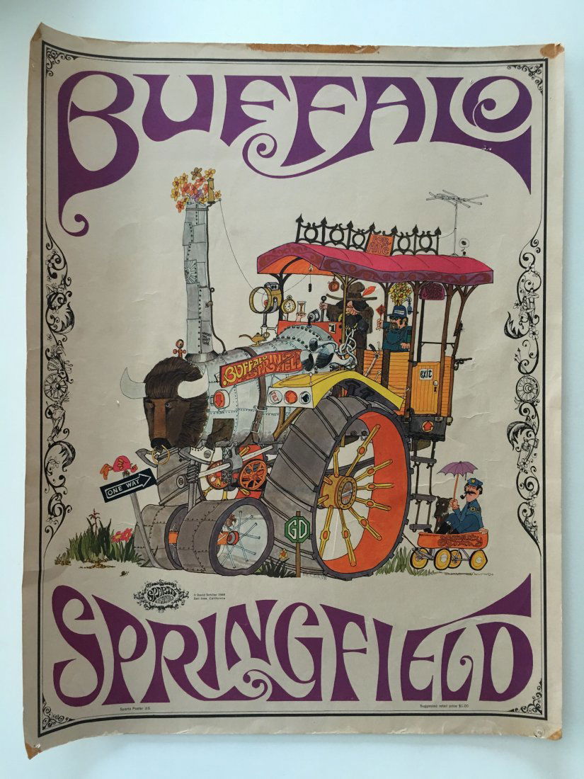 BUFFALO SPRINGFIELD - SPARTA GRAPHICS - 1ST (1 of 1)