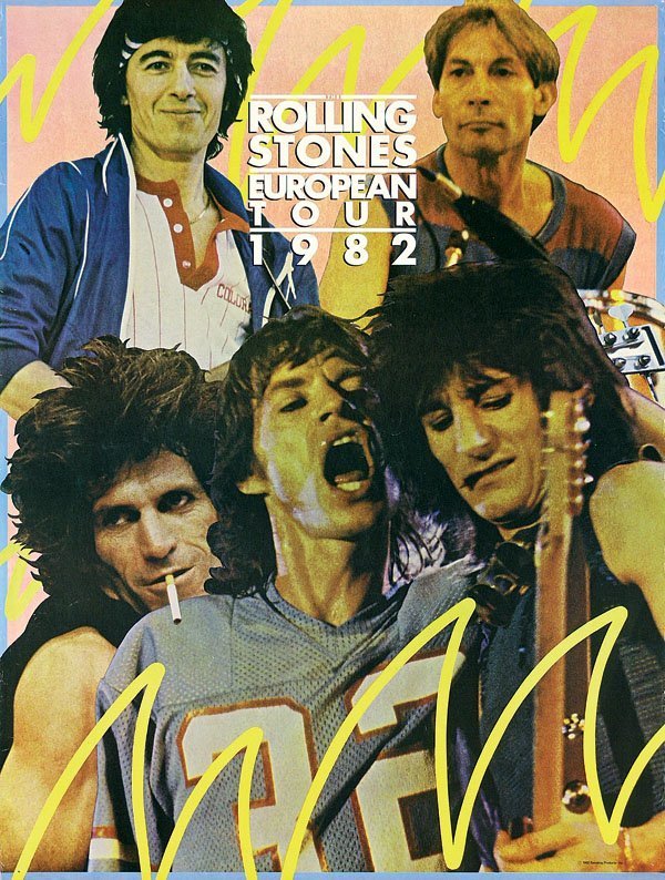 Original Poster Rolling Stones European Tour 1982 (1 of 1)