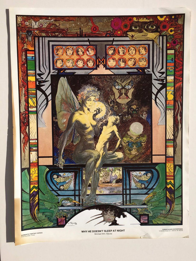 WHY HE DOESN'T SLEEP AT NIGHT - Michael Wm Kaluta (1 of 1)