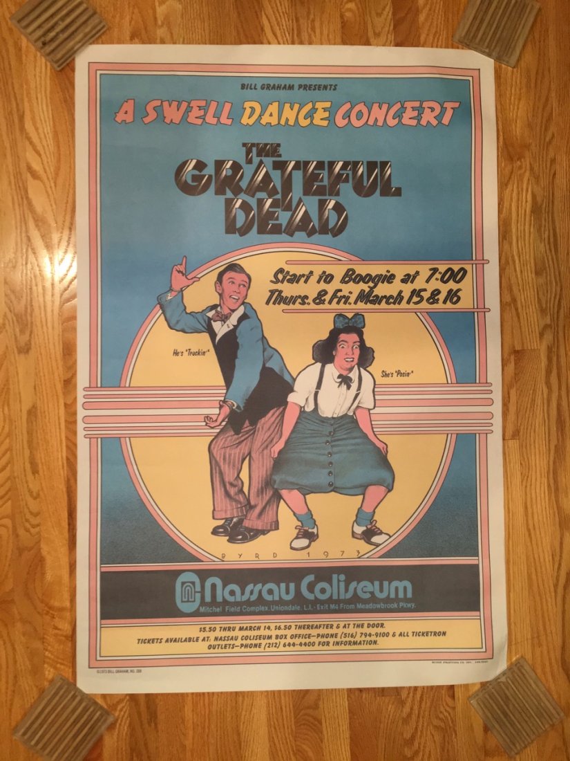 A Swell Dance Poster - GRATEFUL DEAD - 1973 (1 of 4)