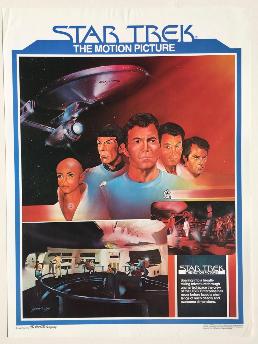 STAR TREK THE MOTION PICTURE COCA-COLA POSTER (1 of 1)