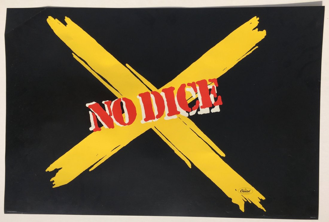 NO DICE promo poster - RARE - Badfinger (1 of 1)