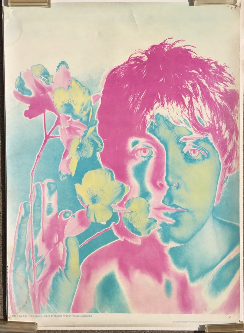 PAUL MCCARTNEY NEMS POSTER - RICHARD AVEDON (1 of 1)
