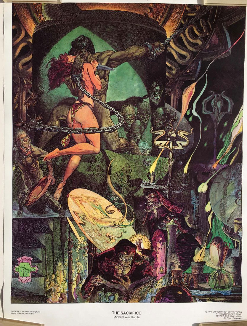 THE SACRIFICE - Michael Wm. Kaluta (1 of 1)