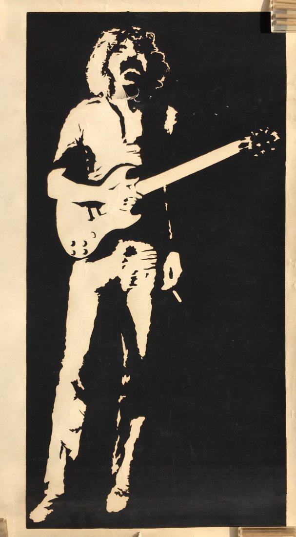 Frank Zappa GUITAR PLAYER SILKSCREEN (1 of 1)