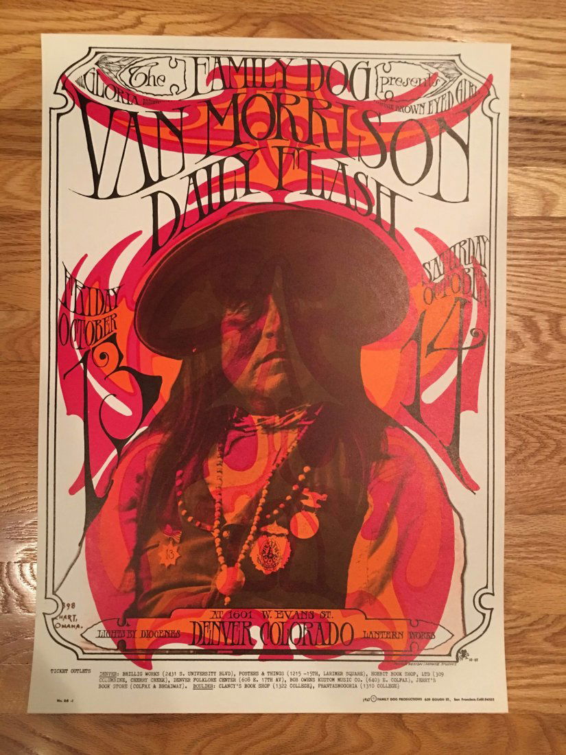 Van Morrison - FDD006 - Poster 1st Printing - MINT (1 of 1)