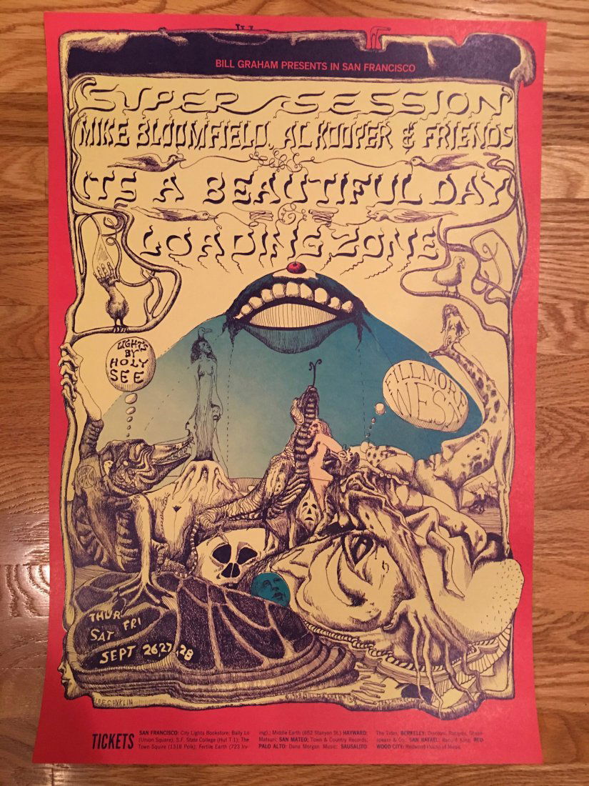 Mike Bloomfield - BG138 - Poster 1st Printing - MINT (1 of 1)