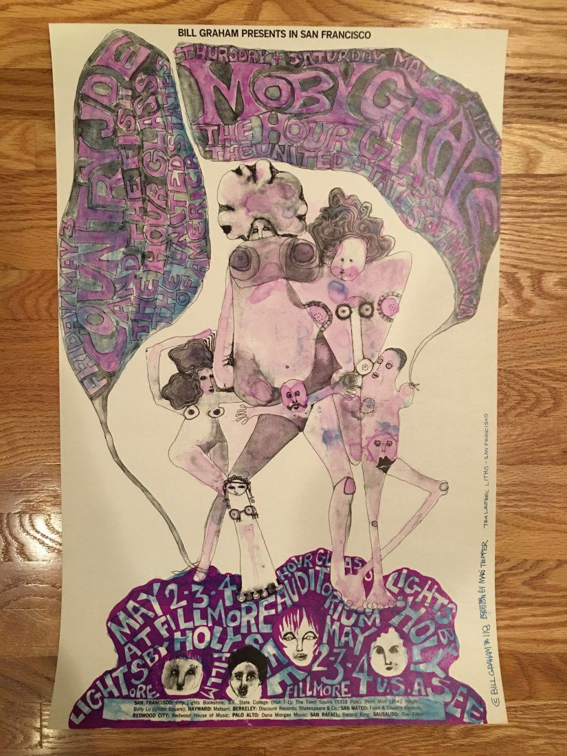 Moby Grape - BG118 - Poster 1st Printing - MINT (1 of 1)