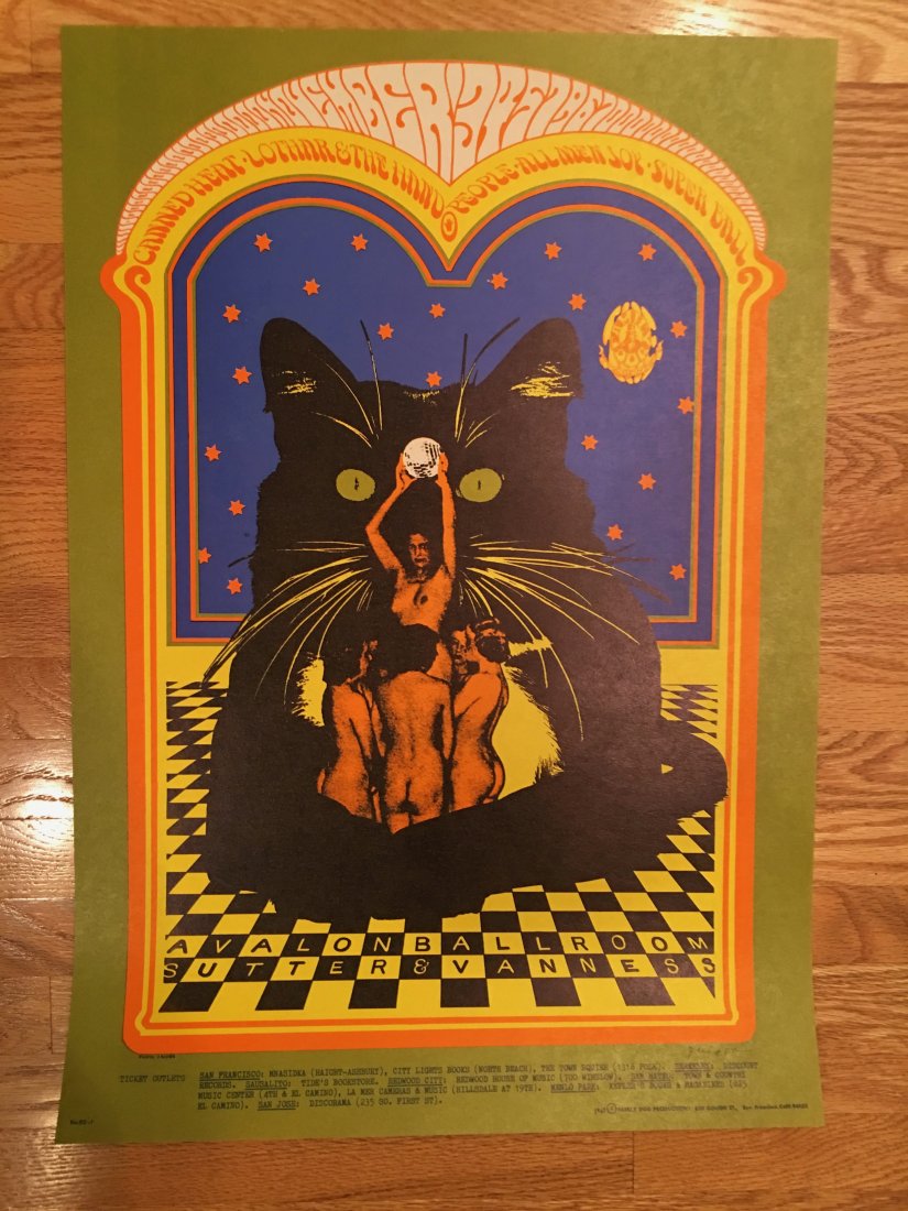 Canned Heat - FD090 - Poster 1st Printing - MINT (1 of 1)