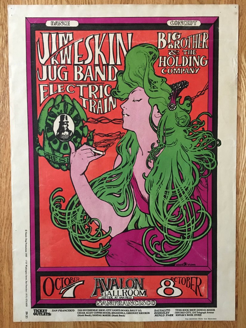 Jim Kweskin Jug Band Poster - 2nd ! ! ! (RARE) (1 of 2)