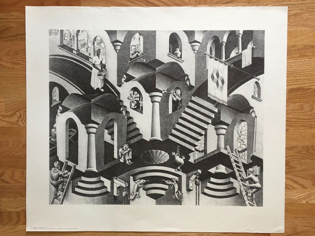 MC ESCHER - 1968 - HOL EN BOL - 1970 (1 of 2)