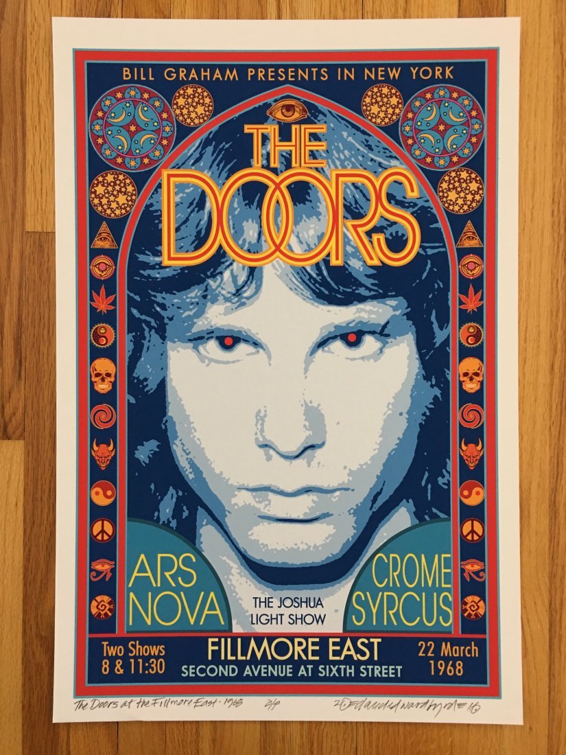 DOORS - SIGNED BY ARTIST: DOORS - SIGNED BY ARTIST DAVID BYRD. 2016