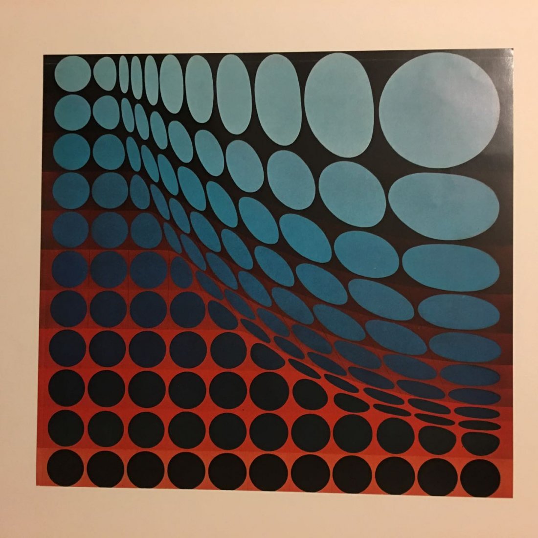 Victor Vasarely BookPlate 11 - From 1971: Victor Vasarely was a Hungarian–French artist, who is widely accepted as a grandfather and leader of the short-lived op art movement. His work entitled Zebra, created in the 1930s, is considered by 