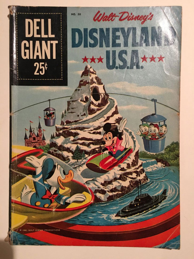 Disneyland USA #30 (Dell Giant comic 1960)  - RARE (1 of 1)