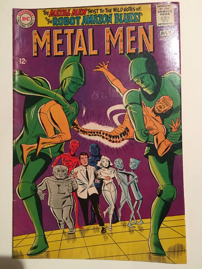 Metal Men Comic Book #32 July 1968 (1 of 1)