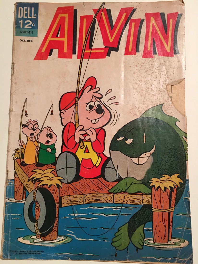 ALVIN (DELL 1963) #5 Comic Book Silver Age Chipmunks (1 of 1)
