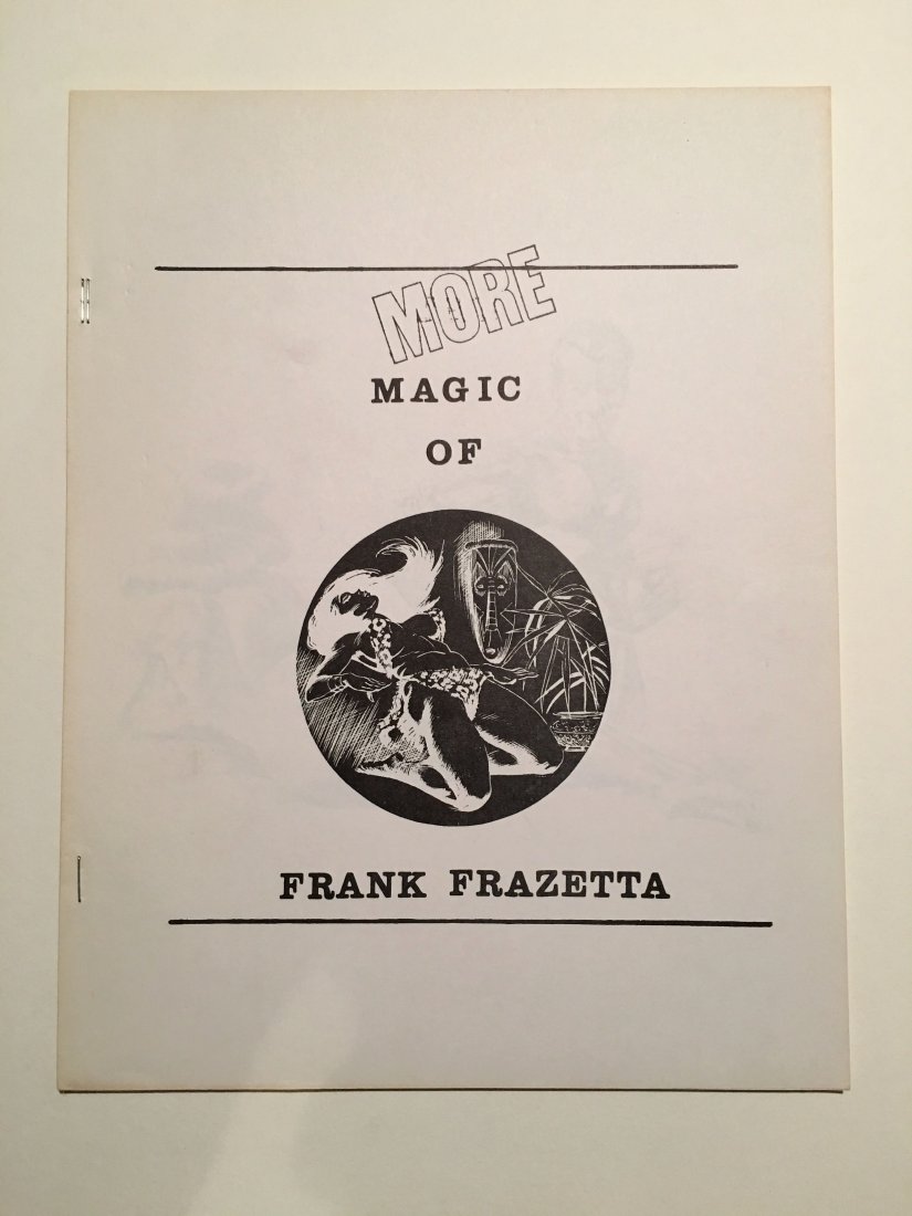 MORE MAGIC OF FRANK FRAZETTA: The Magic of Frank Frazetta (contains some nudity), circa 1970. The 1st Magic of Frank Frazetta portfolio published by Russ Cochran. Tarzan, sexy women, SF and movie art, quick ink sketches, and more.