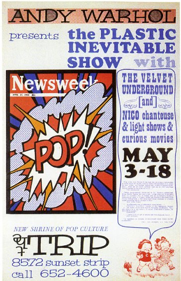 REPRO - Plastic Inevitable Show, The Trip, May 1966 (1 of 1)