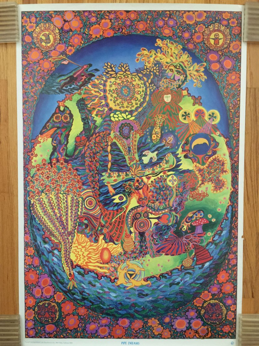 FAR OUT GROOVY PIPE DREAMS POSTER - About 1967 (1 of 4)