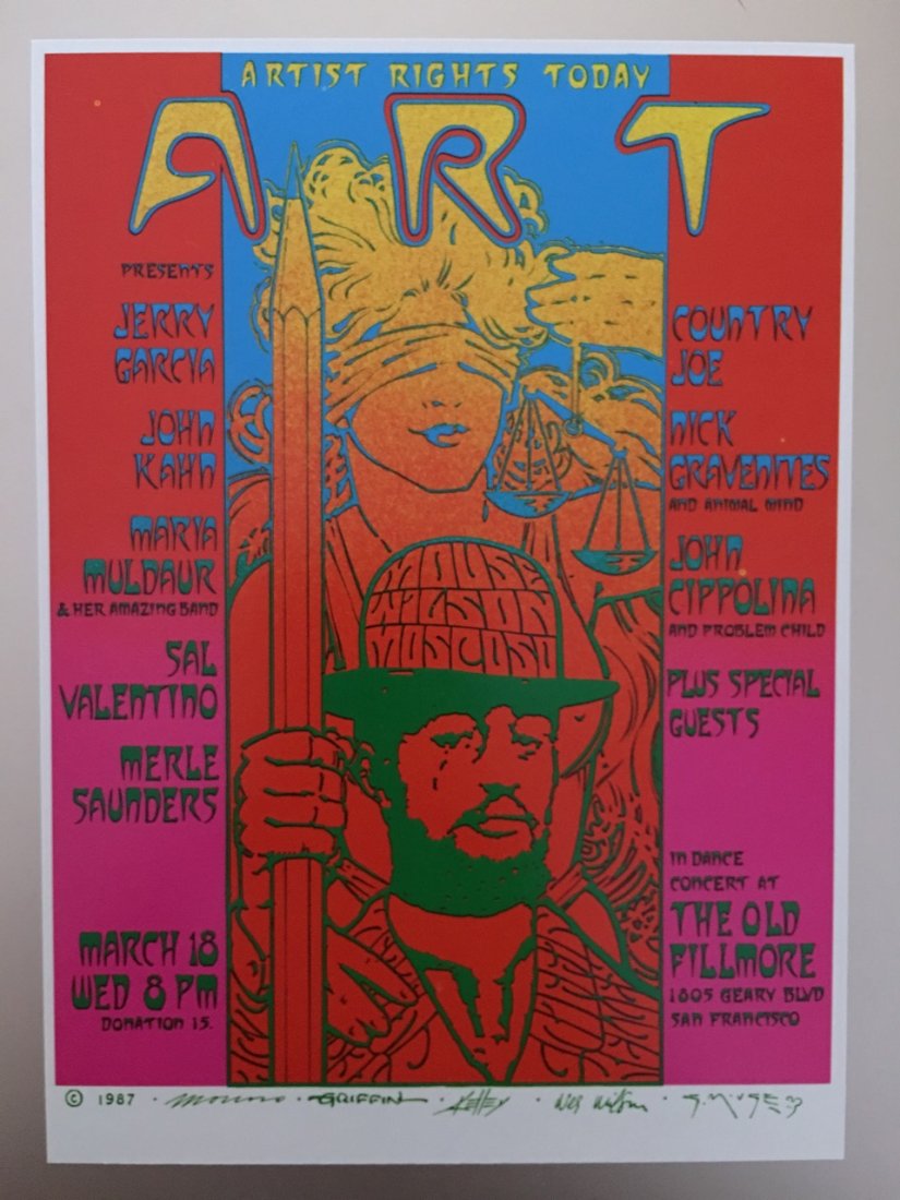 ART - ARTISTS RIGHTS TODAY - POSTCARD - RARE (1 of 1)