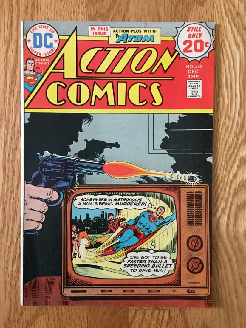 ACTION COMICS #442 - SUPERMAN: ACTION COMICS #442 - SUPERMAN. 1974. ALL COMICS ARE UNGRADED.