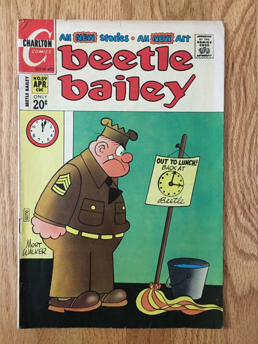 CHARLTON COMICS - BEETLE BAILEY #89 (1 of 1)