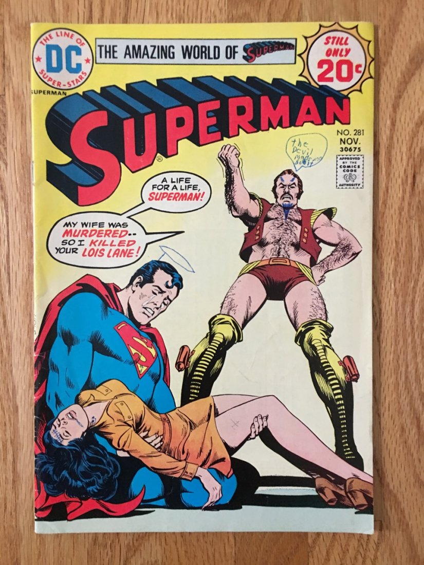 DC Comics THE AMAZING WORLD OF SUPERMAN #281: DC Comics THE AMAZING WORLD OF SUPERMAN #281. ALL COMICS ARE UNGRADED.