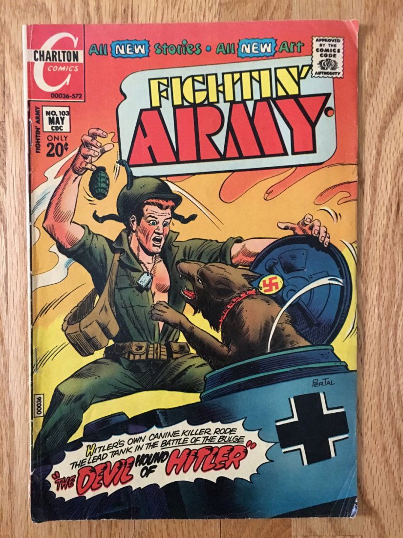 CHARLTON COMICS - FIGHTIN' ARMY #103 (1 of 1)