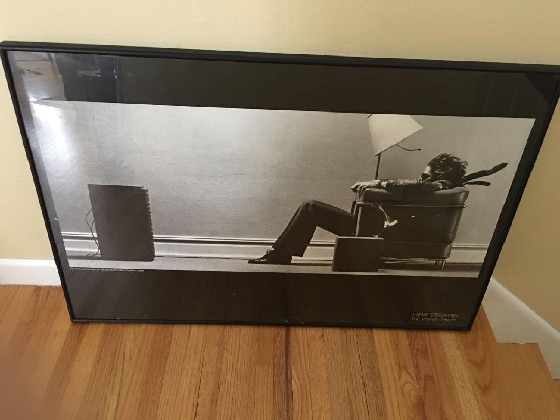 1979 ORIGINAL BLOWN AWAY - Pre MAXELL TAPE PRINT: In the 1980s, Maxell became an icon of pop culture when it produced advertisements popularly known as "Blown Away Guy" for its line of audio cassettes. The original campaign conceived by Art Director