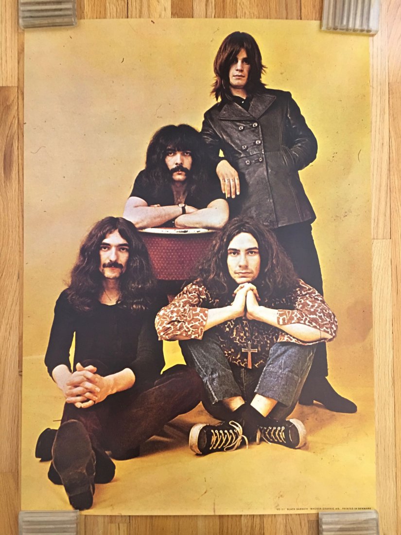 BLACK SABBATH - Printed in Denmark - 1970's: BLACK SABBATH - Printed in Denmark - 1970's. Wagner Graphics. about 20 x 30. Near Mint.