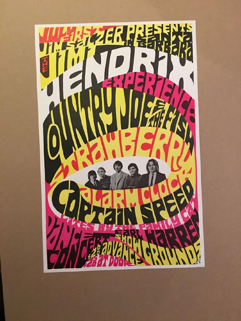 JIMI HENDRIX at EARL WARREN SHOWGROUNDS: JIMI HENDRIX at EARL WARREN SHOWGROUNDS. Recent Print. About 17â€ tall.