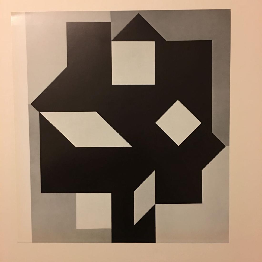 Victor Vasarely BookPlate 7 - From 1971: Victor Vasarely was a Hungarianâ€“French artist, who is widely accepted as a grandfather and leader of the short-lived op art movement. His work entitled Zebra, created in the 1930s, is considere
