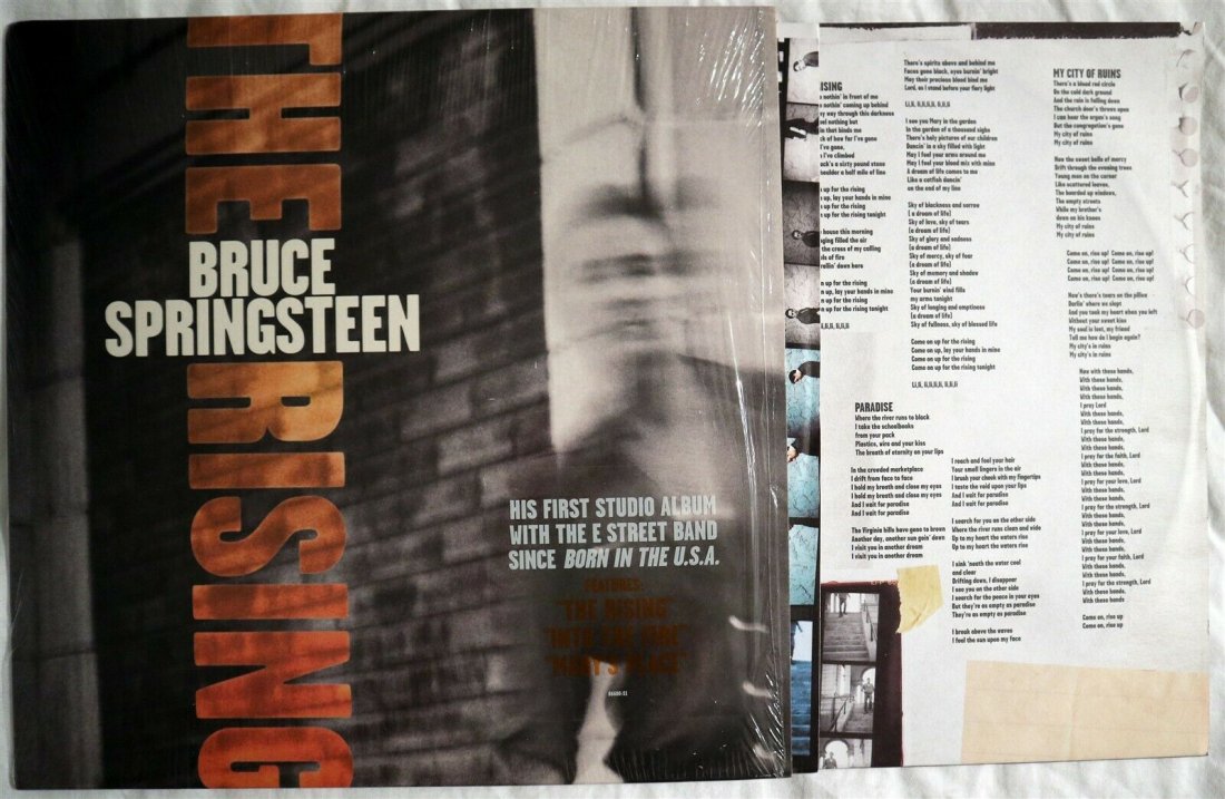 BRUCE SPRINGSTEEN The Rising 2 x LP Vinyl 2002 NM-/NM- (1 of 2)