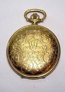 Birks 10k GF Full Hunter Pocket Watch: A BIRKS 10K GOLD FILLED POCKET WATCH. This watch is in fine condition, fully working and with hinge intact. The watch is mechanical and dates to ca1960's.