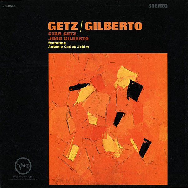 Stan Getz / João Gilberto Featuring Antonio Carlos Jobim Getz / Gilberto VG+/VG 1st Press 1964: Sleeve rubbed at extremities, splits repaired at lower edges, disc shows light usage only. Cleaned with Ultrasonics.