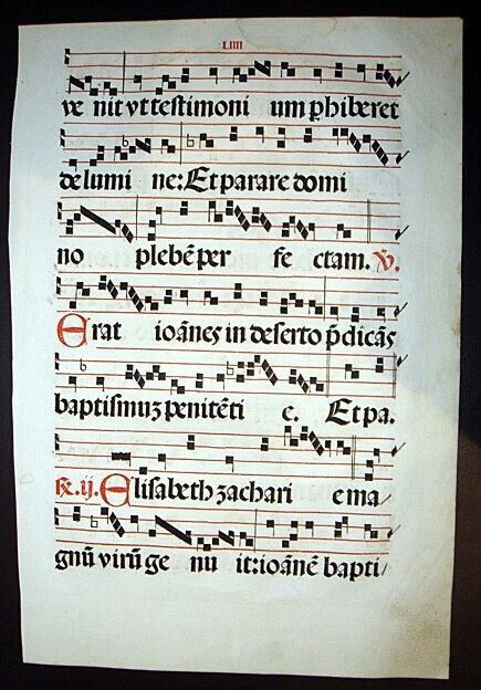CHORAL GRADUAL ca1501 ANTIPHONARIU Venice Gregorian Chant Early Sheet Music (1 of 5)