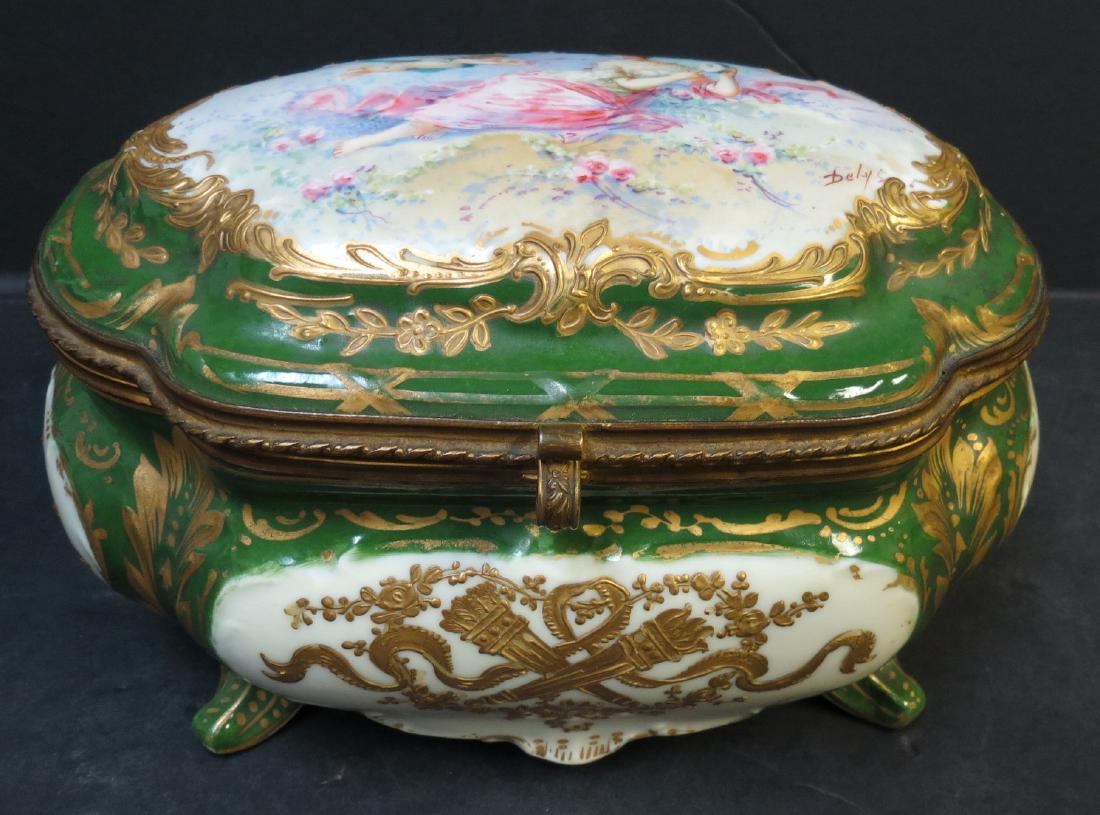 Sevres jewelry box France 1920 Authentic - Excellent (1 of 6)