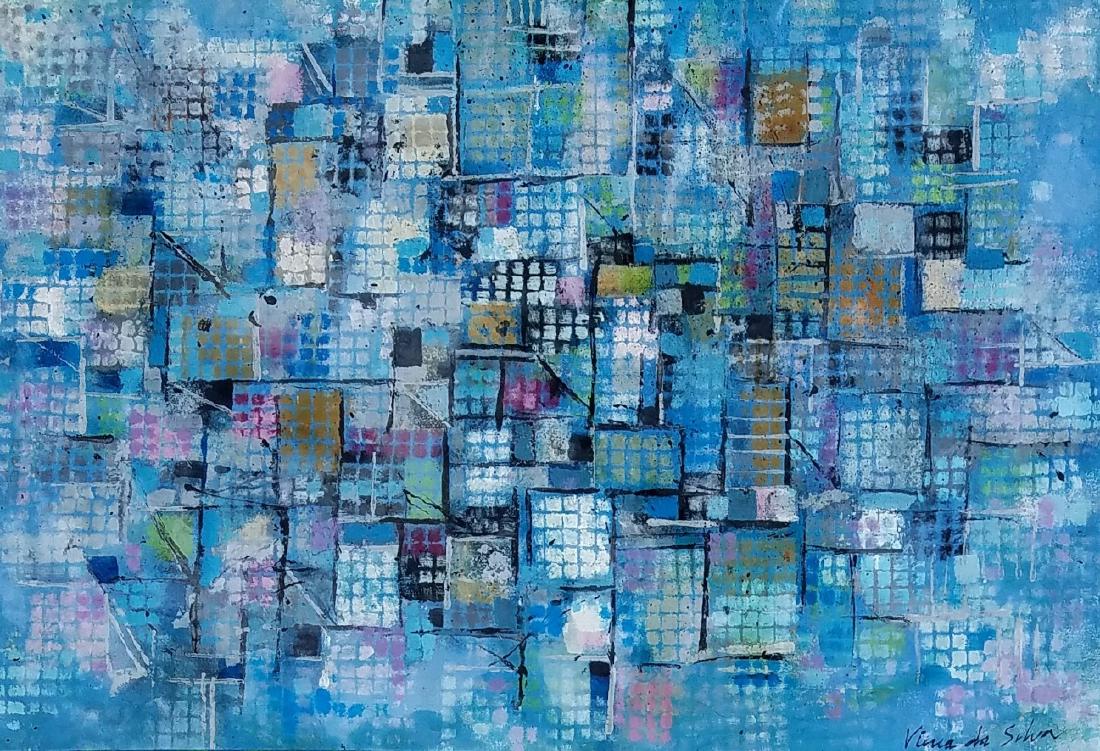 Maria Elena Vieira da Silva 1908-1992 - Mixed media on (1 of 1)