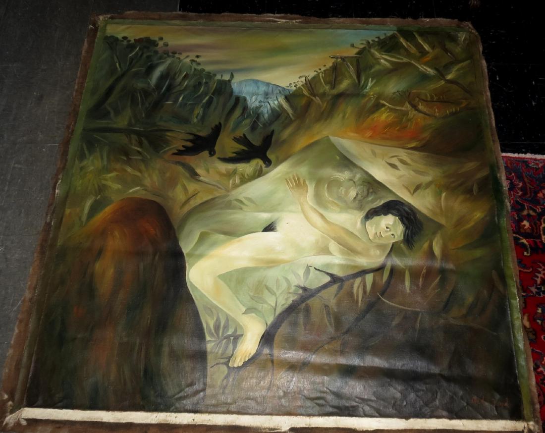 Arthur Boyd - Oil on canvas - Unframed 53" x 53" (1 of 3)