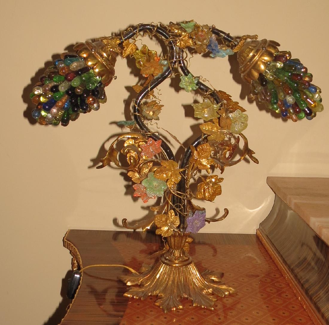 Grapes lamp - Brass & Glass 2 Lights. Venetian (1 of 2)
