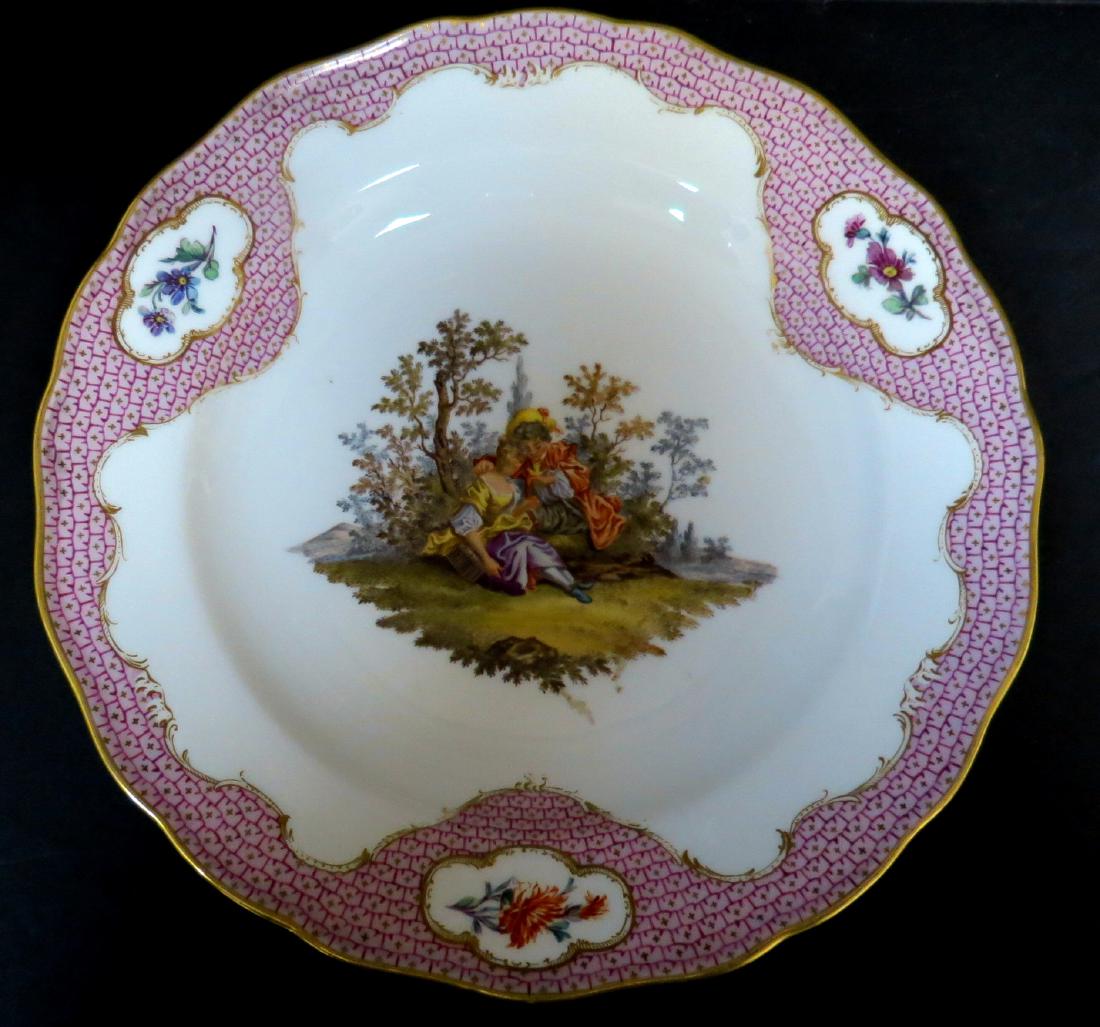 Meissen Plate Authentic (1920) Original D: 9.5" (1 of 3)