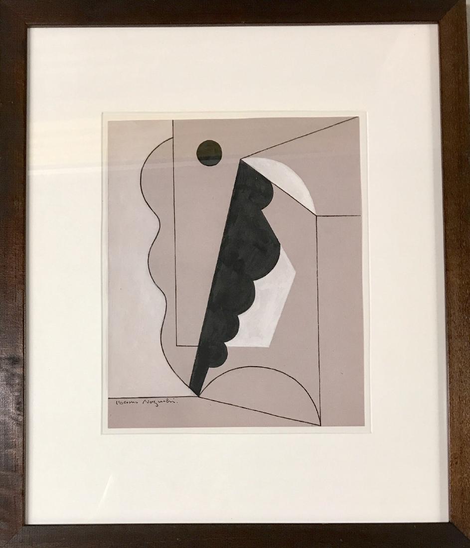 Isamu Noguchi - Gouache on paper 11" x 9": Frame: 19" x 17" Shipping in USA $ 90. Isamu Noguchi was a Japanese American artist and landscape architect whose artistic career spanned six decades, from the 1920s onward.